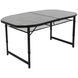 Стіл Bo-Camp Northgate Oval 150x80 cm Black/Grey (1404188) 108826-1106821 фото 2