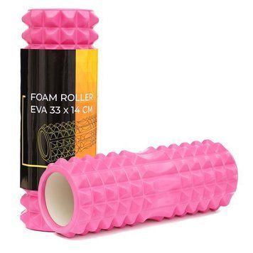 Масажний ролик Cornix EVA 33 x 14 см (валик, роллер) XR-0327 Pink XR-0327 фото