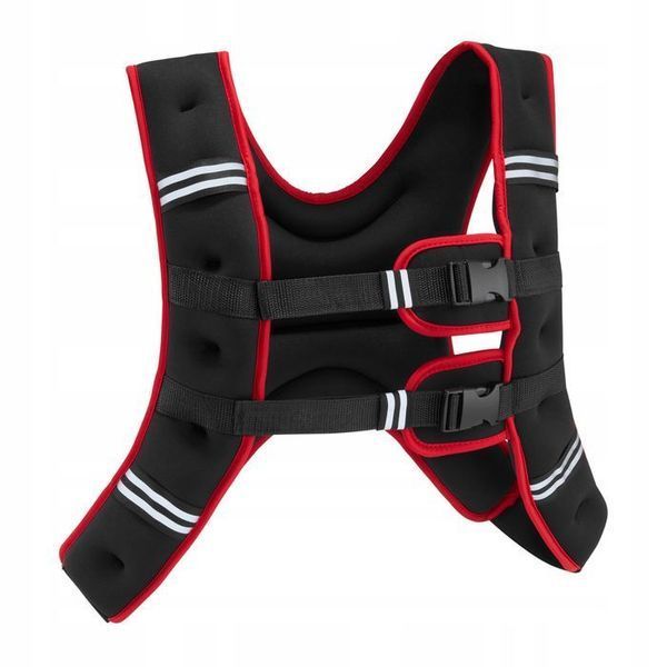Жилет-обважнювач для тренувань 4FIZJO 5 кг Black/Red (P-5905973402156) P-5905973402156 фото