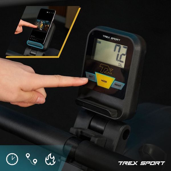 Гребний тренажер Trex Sport TX-580RM REIN black 5902308237537 фото