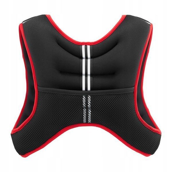 Жилет-обважнювач для тренувань 4FIZJO 5 кг Black/Red (P-5905973402156) P-5905973402156 фото