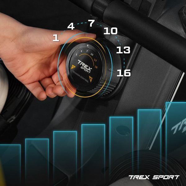 Гребний тренажер Trex Sport TX-580RM REIN black 5902308237537 фото