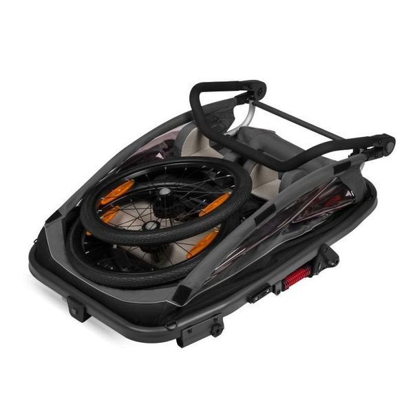 Велосипедний причіп з функцією коляски Lionelo CAMA GRAPHITE 146089-162349 фото