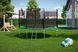 Батут Hop-Sport 12ft (366cm) green з зовнішньою сіткою 103868-1664 фото 2