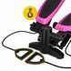 Степпер (міні-степпер) 4FIZJO Evo з еспандерами Black/Pink (P-5905973403870) 147881-2692 фото 6