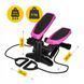 Степпер (міні-степпер) 4FIZJO Evo з еспандерами Black/Pink (P-5905973403870) 147881-2692 фото 2