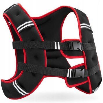 Жилет-обважнювач для тренувань 4FIZJO 10 кг Black/Red (P-5905973402163) P-5905973402163 фото