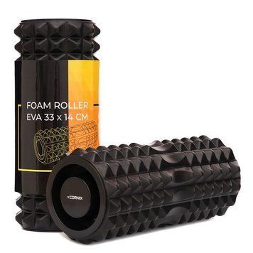 Масажний ролик Cornix EVA 33 x 14 см (валик, роллер) XR-0341 Black XR-0341 фото