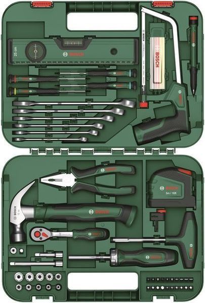 Bosch Набір інструментів, 1/2", 64шт, CrV 151243-129937 фото