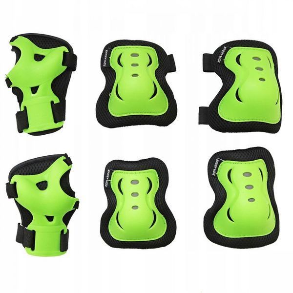 Комплект захисний SportVida 3 в 1 SV-KY0001-L Size L Black/Green 4912-2692 фото