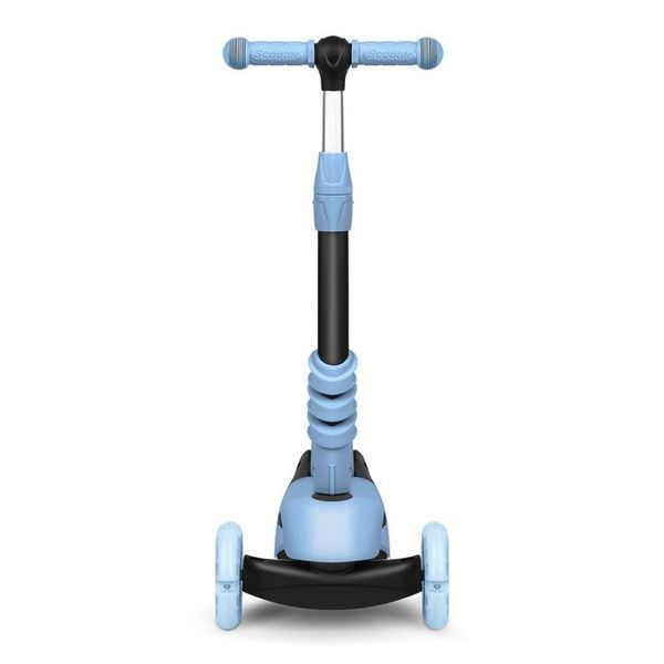 Самокат дитячий триколісний Ricokids Todi блакитно-сірий 765401 фото