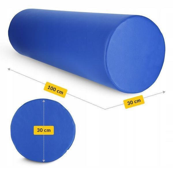 Валик для реабілітації та масажу 4FIZJO 100 x 30 см Blue (P-5905973402958) 143469-2692 фото