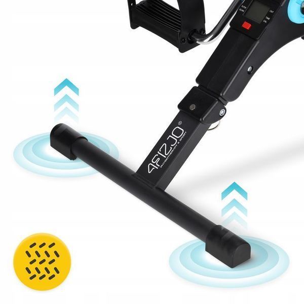 Міні велотренажер 4FIZJO Mini 2 в 1 для рук та ніг Black/Blue (P-5905973401685) 152619-2692 фото