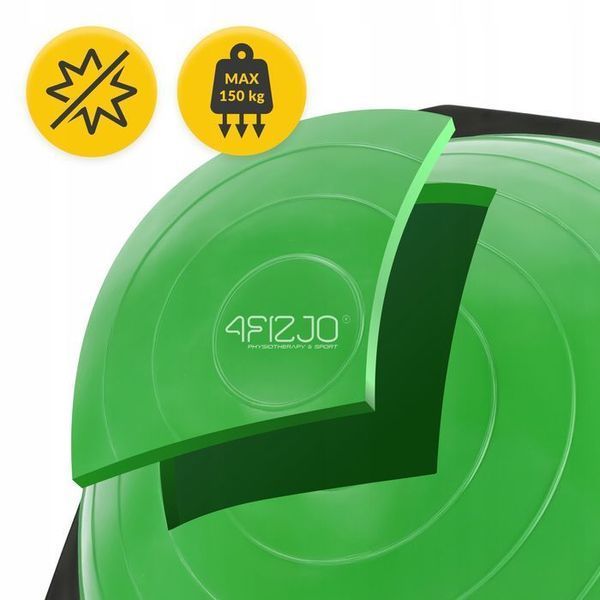 Балансувальна платформа 4FIZJO Bosu Ball 60 см Green (P-5907222931486) P-5907222931486 фото
