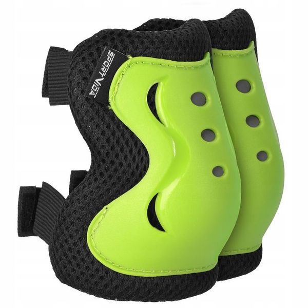 Комплект захисний SportVida 3 в 1 SV-KY0001-L Size L Black/Green 4912-2692 фото