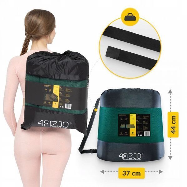 Килимок акупунктурний з подушкою 4FIZJO Ergo Mat XL Аплікатор Кузнєцова Navi Green/Gold (P-5907739315083) 144690-2692 фото