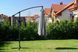 Парасоля садова кутова з нахилом FunFit Garden сіра 3м. 17644-3101 фото 4