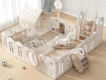 Дитячий манеж з килимком 4см 9в1 Terrio &ldquo;Dory&rdquo; 200x200см TQ-212L фото