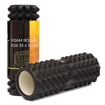 Масажний ролик Cornix EVA 33 x 14 см (валик, роллер) XR-0329 Black XR-0329 фото