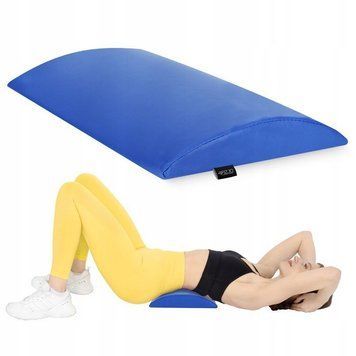 Напіввалик для реабілітації та масажу 4FIZJO 40 x 25 x 5 Blue (P-5905973403061) 143471-2692 фото