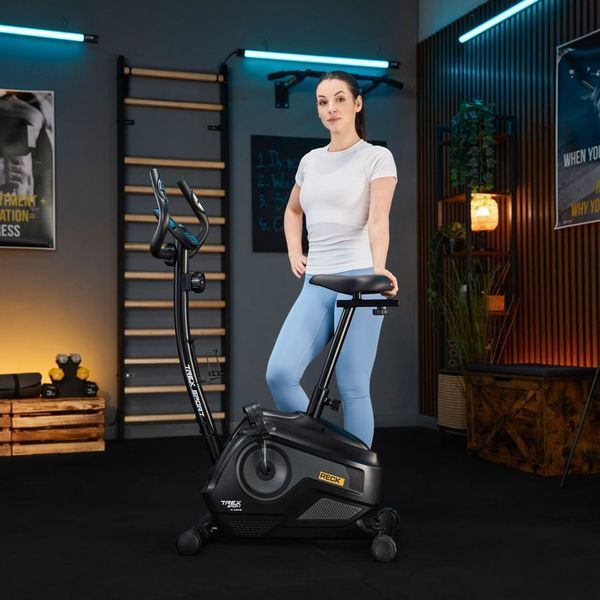 Велотренажер Trex Sport TX-400MB RECK магнітний сірий 5902308237414 фото