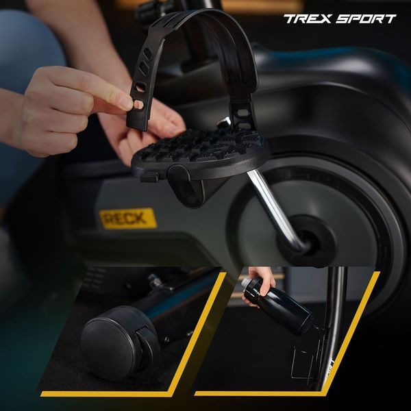 Велотренажер Trex Sport TX-400MB RECK магнітний сірий 5902308237414 фото