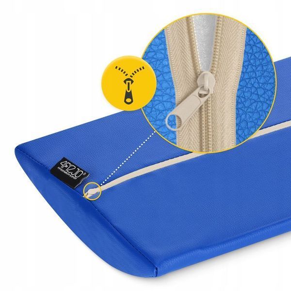 Напіввалик для реабілітації та масажу 4FIZJO 40 x 25 x 5 Blue (P-5905973403061) 143471-2692 фото