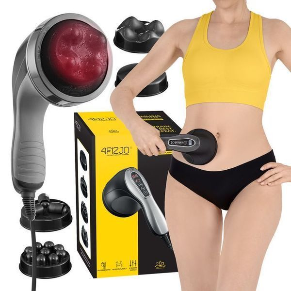 Ручний антицелюлітний масажер для тіла 4FIZJO Body Shaping 4 в 1 Black (P-5907739319128) P-5907739319128 фото
