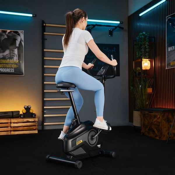 Велотренажер Trex Sport TX-400MB RECK магнітний сірий 5902308237414 фото