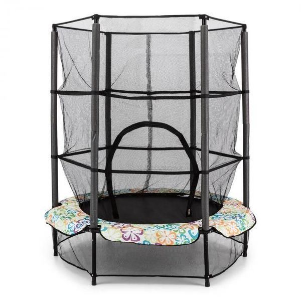 Батут Klarfit Rocketkid 4 140 см Квітковий візерунок 2795-10 фото