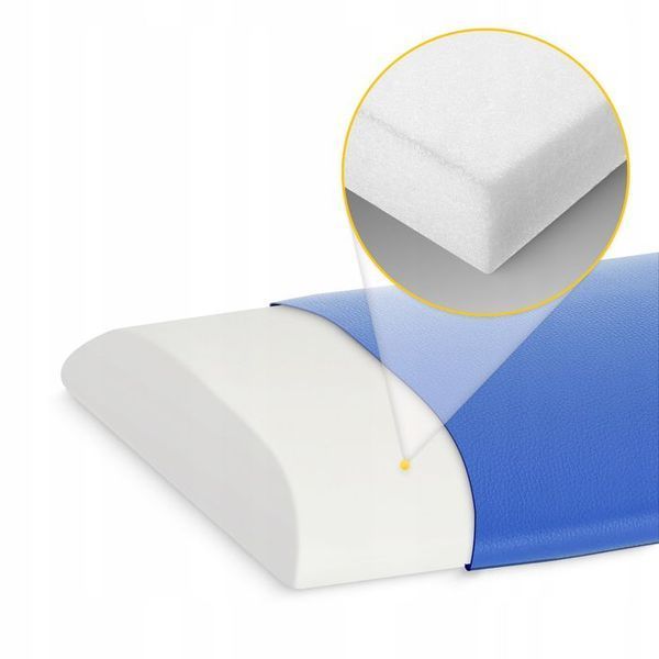Напіввалик для реабілітації та масажу 4FIZJO 40 x 25 x 5 Blue (P-5905973403061) 143471-2692 фото