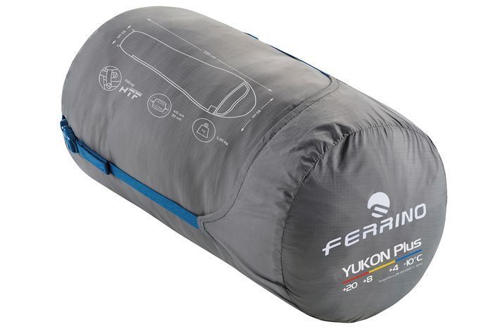 Спальний мішок Ferrino Yukon Plus +4&deg;C Blue Right (86357NBBD) 931765 фото