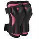 Комплект захисний SportVida 3 в 1 SV-KY0006-L Size L Black/Pink 4919-2692 фото 3
