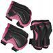 Комплект захисний SportVida 3 в 1 SV-KY0006-L Size L Black/Pink 4919-2692 фото 1