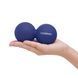 Масажний м'яч Cornix Lacrosse DuoBall 6.3 x 12.6 см XR-0109 Navy Blue 17920-2692 фото 3