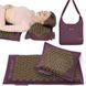 Килимок акупунктурний з подушкою 4FIZJO Eco Mat Аплікатор Кузнєцова Wine Red/Gold (P-5907739312907) 147963-2692 фото 1