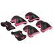 Комплект захисний SportVida 3 в 1 SV-KY0006-L Size L Black/Pink 4919-2692 фото 8