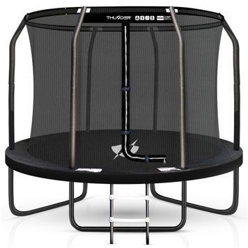 Батут THUNDER INSIDE ELITE з внутрішньою сіткою 14 футів 427 см чорний INSIDE-ELITE-14FT-BLACK фото