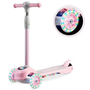 Самокат дитячий триколісний Ricokids Piko рожевий 765001 фото