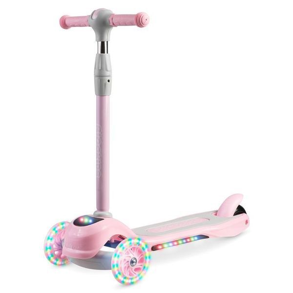 Самокат дитячий триколісний Ricokids Piko рожевий 765001 фото