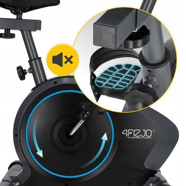 Велотренажер магнітний 4FIZJO Evo+ Black/Blue (P-5905973401623) 152621-2692 фото