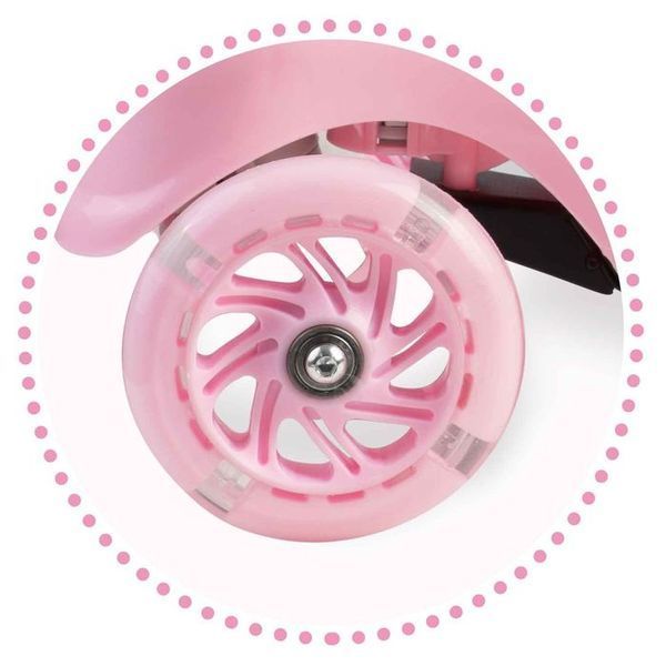 Самокат дитячий триколісний Ricokids Piko рожевий 765001 фото