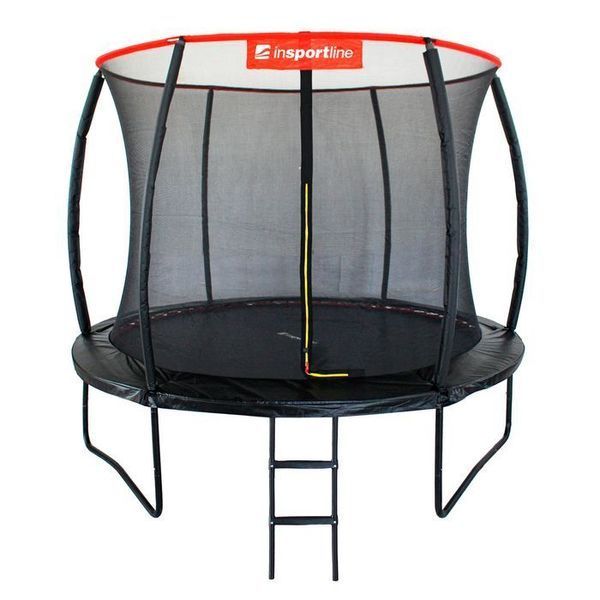 Батут Insportline Flea 244 см з захисною сіткою та драбинкою Insportline Flea 244 см 2799-10 фото