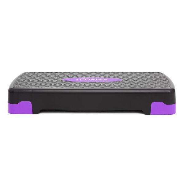 Степ-платформа 2-ступінчаста Cornix 68 х 28 х 10-15 см XR-0188 Black/Purple XR-0188 фото