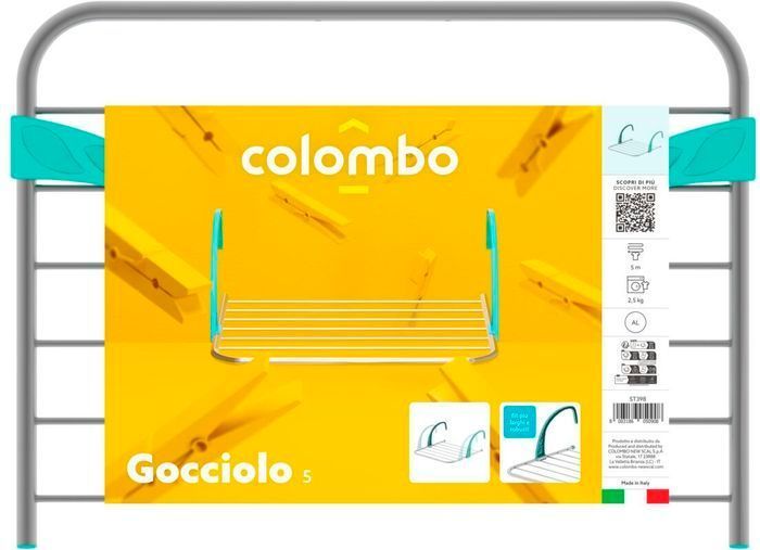 Сушарка для білизни навісна Colombo Gocciolo 5 (ST398) 931872 фото